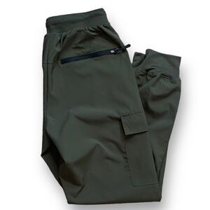 M Maroaut Pants Olive Green Baggy Cargo Joggers Lightweight Outdoor Lounge Small